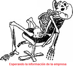 Esqueleto sentado esperando